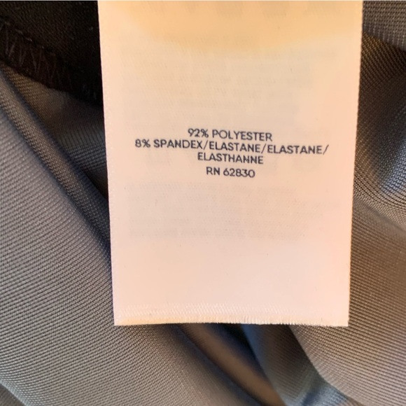 Lands End Velvet Turtleneck Dress Women’s L 14-16 Blue Pockets Long Sleeve - Picture 9 of 10